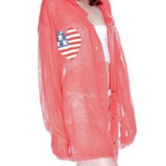 Wildfox “American Heart” Manhattan cardigan - Picture 10 of 12